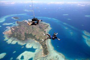 Полеты с парашютом над островами Фиджи